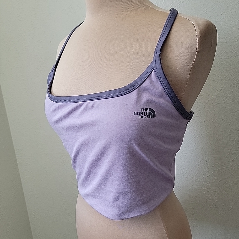 The North Face Lavender Tank Top with Dark Trim